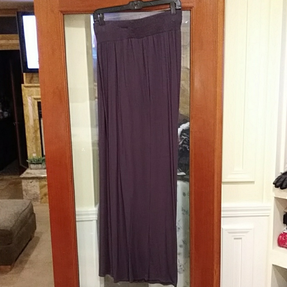 Lane Bryant charcoal gray palazzo pants